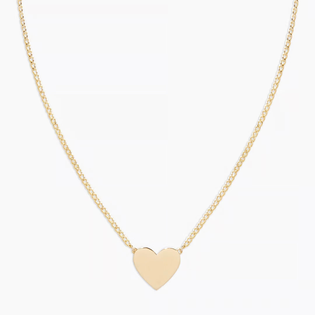 Family is Forever Gold Heart Necklace